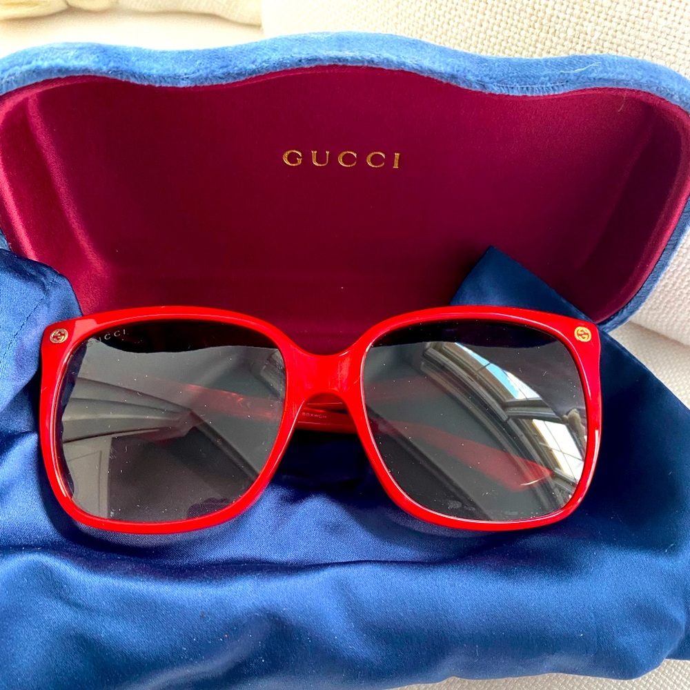 Red Gucci Sunglasses
